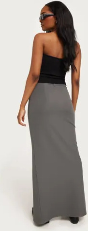 Nelly Grå Everything Suit Skirt