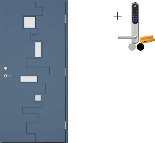 Ytterdør Swedoor Advance-Line Statement Flow med Yale Entrus Ytterdør Swedoor Advance-Line Statement Flow med Yale Entrus