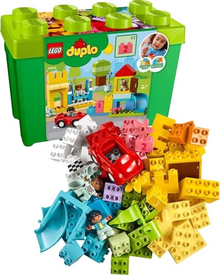 LEGO DUPLO Classic 10914 Deluxe klosseboks 85 deler LEGO DUPLO Classic 10914 Deluxe klosseboks 85 deler