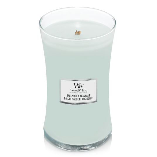 WoodWick Sagewood & Seagrass Large