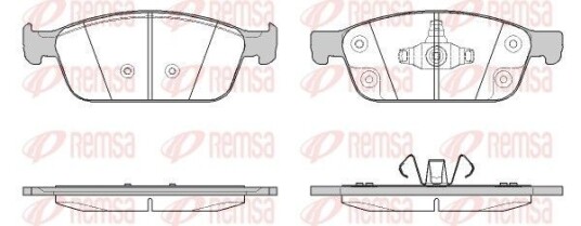 Bremseklosser REMSA 1510.50 Bremseklosser REMSA 1510.50
