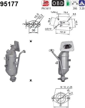 Katalysator AS 95177