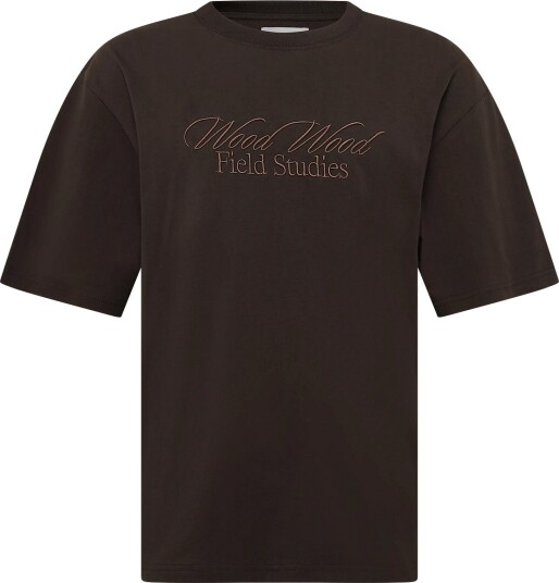 WOOD WOOD Wwgary Wwfs Tee 25207 Brown M