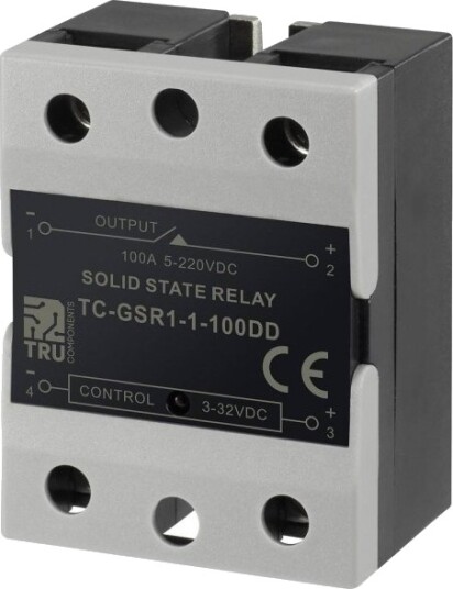 Tru Components Halvlederrelé Tc Gsr 1 100Dd 100 A Koblingsspenning Maks. 220 V/Dc Likestrømskobling 1 Stk Tru Components Halvlederrelé Tc Gsr 1 100Dd 100 A Koblingsspenning Maks. 220 V/Dc Likestrømskobling 1 Stk