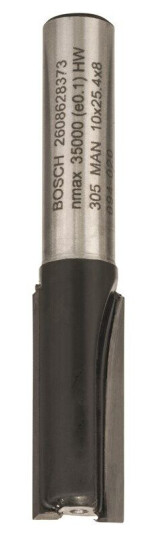 Bosch Notfres med forlengelse 8 mm, Toskjærs i hardmetall