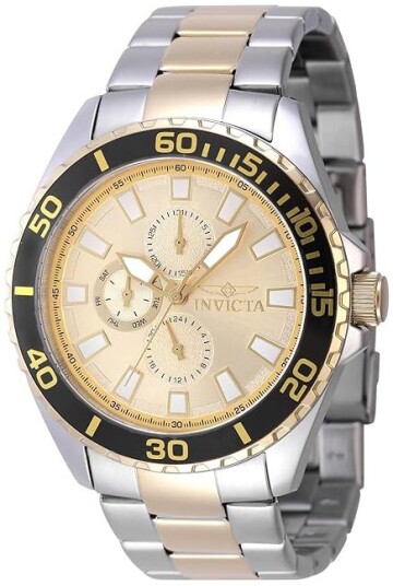 Invicta Herreklokke 47579 Pro Diver Gull/Gulltonet stål Ø46 mm
