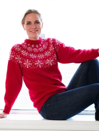 Viking Garn 1926 15 Snøfnugg Genser Unisex