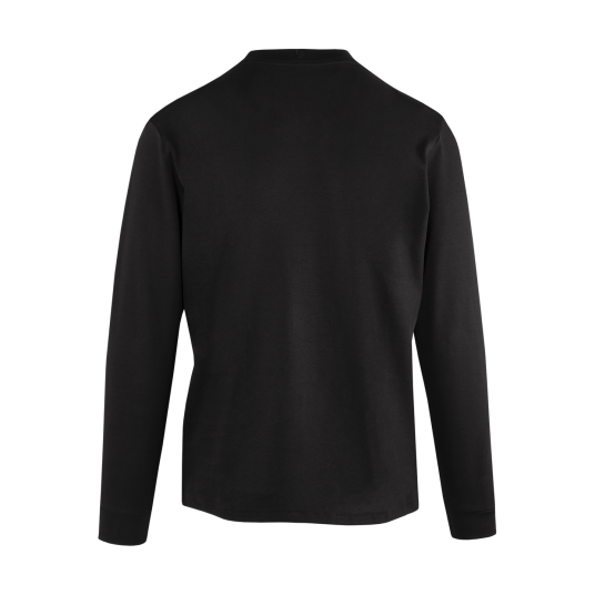 Bruno LS Tee Black XXL Organic cotton mock neck