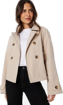 ONLY Onlapril short trenchcoat Oxford Tan XL