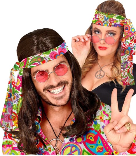Hippie Pannebånd Fargerik Kjærlighet