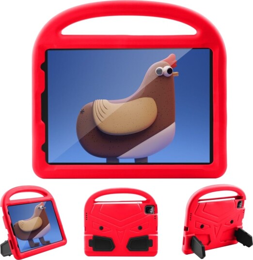 Trolsk Barnedeksel med Håndtak (iPad Pro 11/Air 5/Air 4) Rød