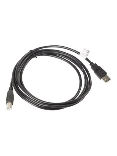 Lanberg USB A to USB B 1.8m CA USBA 10CC 0018 BK
