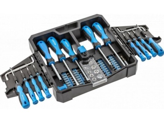 Högert Technik Skrutrekkersett 64 Deler med Magnetiserer