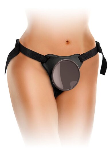 King Cock Elite Comfy Body Dock Strap-On sele     - Svart
