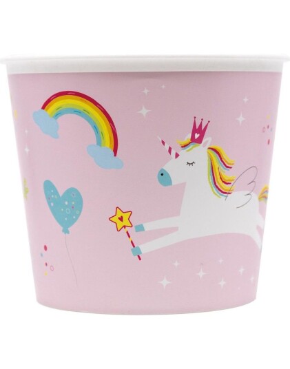 Unicorn Baby Stort Popcornbeger/Snacksbeger Enhjørning 2.2l