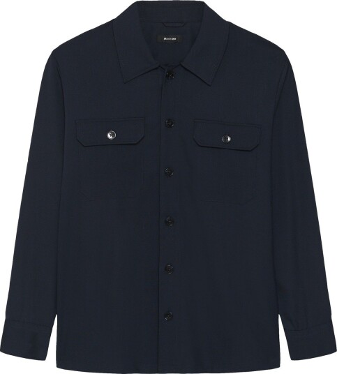 Matinique Adamo Overshirt Blå XXL