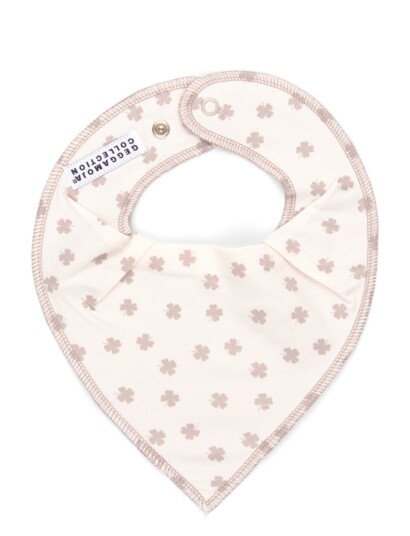 Geggamoja Bamboo Dry Bib   Beige   ONE SIZE