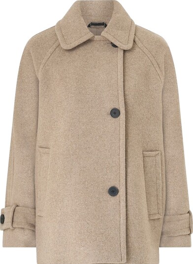 Inwear Ullkåpe Thora Minona Coat R Grå Inwear Ullkåpe Thora Minona Coat R Grå