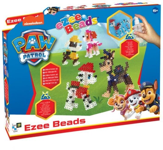 Paw Patrol Make Your Own Figures 3D Perlesett 1300 Stk Paw Patrol Make Your Own Figures 3D Perlesett 1300 Stk