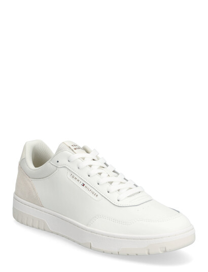Tommy Hilfiger Th Basket Core Lite Lth/Suede - White - 41 Tommy Hilfiger Th Basket Core Lite Lth/Suede - White - 41