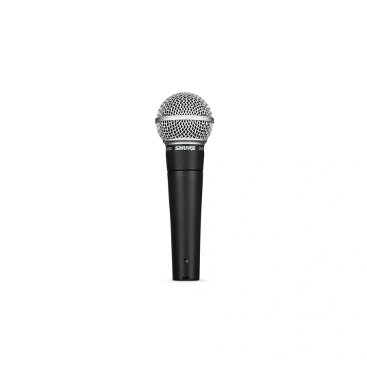 Shure SM58-LCE Dynamisk Kardioid Mikrofon for Vokal i Svart/Sølv