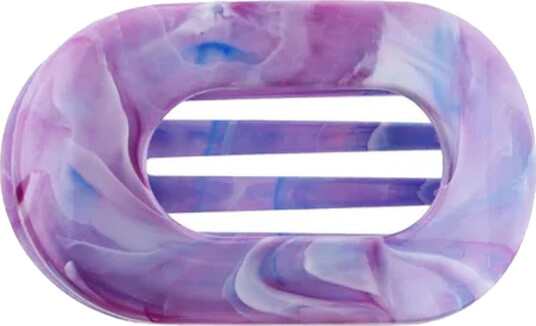 By Stær Eva Hairclip Medium Marble Purple/Blue