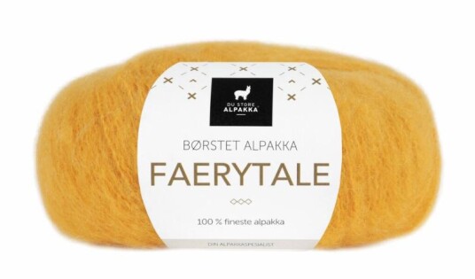 Du Store Alpakka Du Store Alpakka Garn Faerytale Gull Gul 747 50g