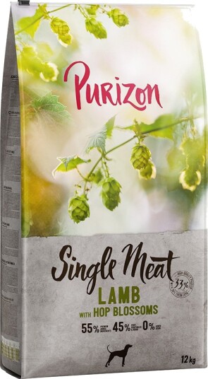 Purizon Tørrfôr Single Meat Kornfri Single Meat Med Erter Og Humleblomst Lam 2 X 12 kg Purizon Tørrfôr Single Meat Kornfri Single Meat Med Erter Og Humleblomst Lam 2 X 12 kg