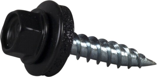 ESSVE 64231 Farmerskrue 4,8 x 25 mm, skarp spiss, 250-pakning RR33 (Svart), Innfesting