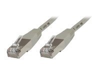 MicroConnect - Nettverkskabel - RJ-45 (hann) til RJ-45 (hann) - 25 m - STP - CAT 5e - med støvel, flertrådet - grå