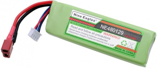 Nine Eagles 480129 LiPo 11.1V/1100mAh helikopter Solo Pro 290