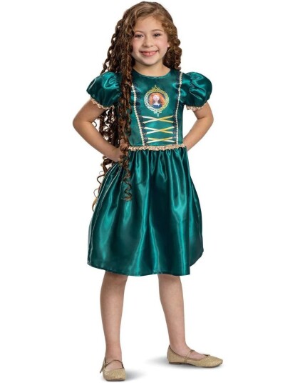 Merida Lisensiert Disney Kostyme til Barn 5 6 År