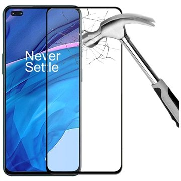 OnePlus Nord/Nord 2 5G Full Dekning Beskyttelsesglass Case Friendly Svart Kant