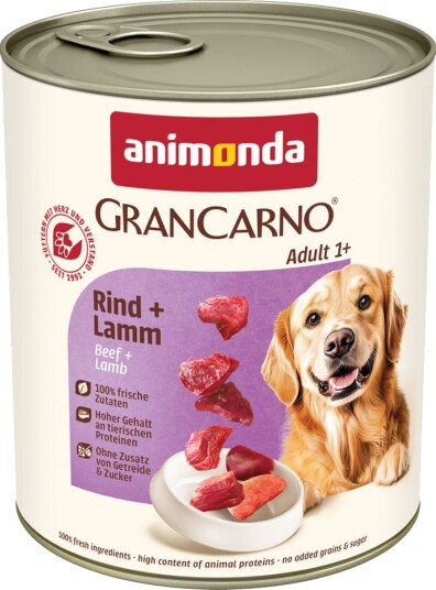 Animonda Grancarno Våtfôr Sparepakke Grancarno Original & Lam Okse 24 X 800 G