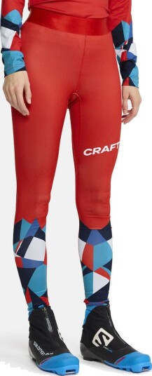 CRAFT NOR ADV Nordic Ski Club Tights Dame Blaze/Bright Red S