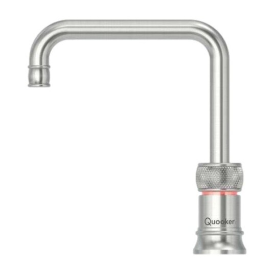 Quooker Classic Nordic Square Kran Stål