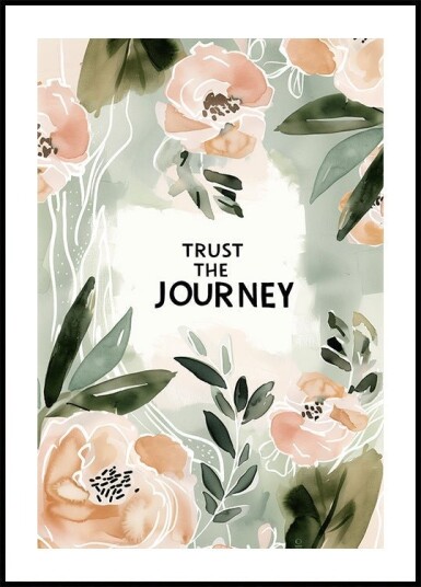 Journey in Bloom Plakat / 70x100cm
