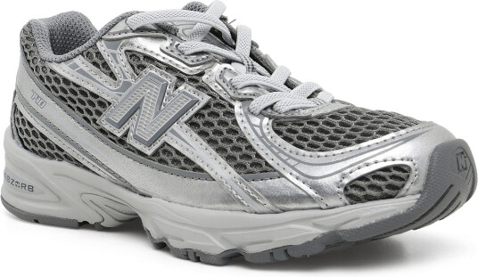 New Balance New Balance 740 Kids Bungee Lace - Grey - 34.5