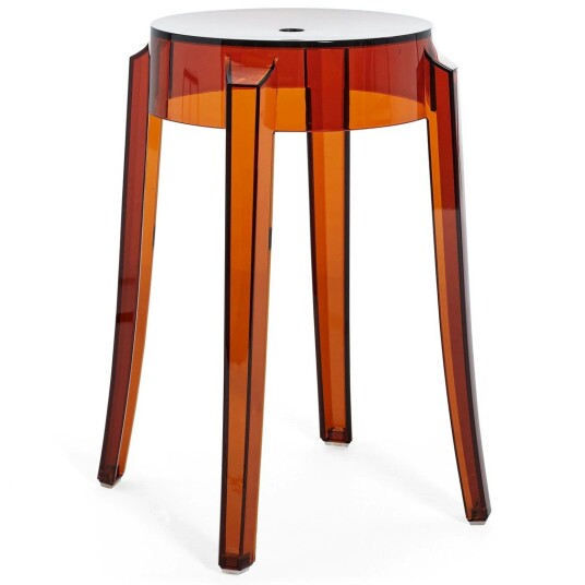 Kartell Charles Ghost Stol Amber Kartell Charles Ghost Stol Amber