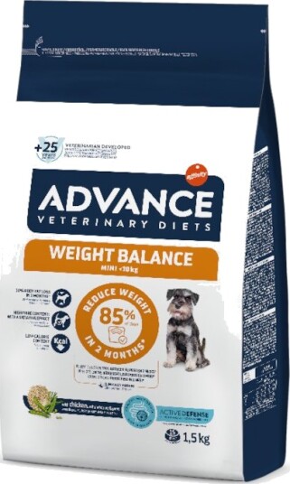 Affinity Advance Veterinary Diets tørrfôr Veterinary Diets Weight Balance Mini 2 x 1.5 kg