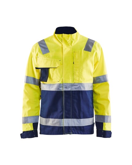 Blåkläder Jakke varsel Gul/marineblå XXXL