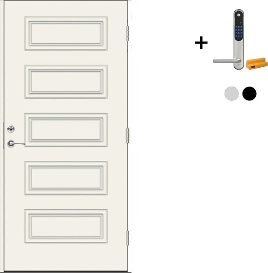 Ytterdør Swedoor Advance-Line Classic Beethoven med Yale Entrus Ytterdør Swedoor Advance-Line Classic Beethoven med Yale Entrus