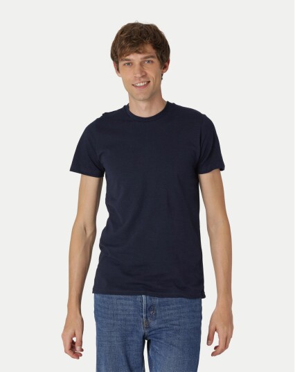 Neutral Organic   Mens Fitted T shirt Blå