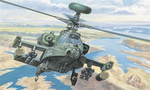 Italeri AH-64D Apache Longbow 1/72 Modellbyggesett