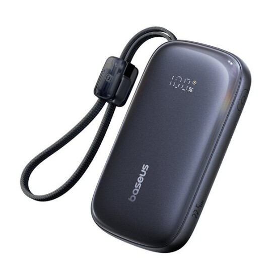 Powerbank Baseus Enerfill Fc21 Qpow 3 Ultra 10000 Mah 22,5 W Qc + Pd Svart E0027l00