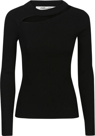 Diane Von Furstenberg Dame Topper Svart S,