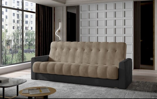 Masin 3 seters Sovesofa Grå Masin 3 seters Sovesofa Grå