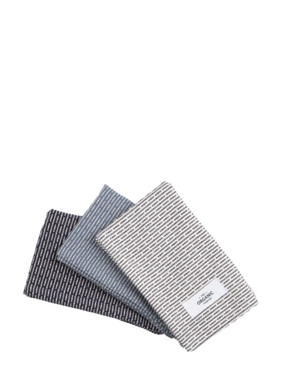 The Organic Company Kitchen Cloths 3 Pack - Blue - ONE SIZE The Organic Company Kitchen Cloths 3 Pack - Blue - ONE SIZE