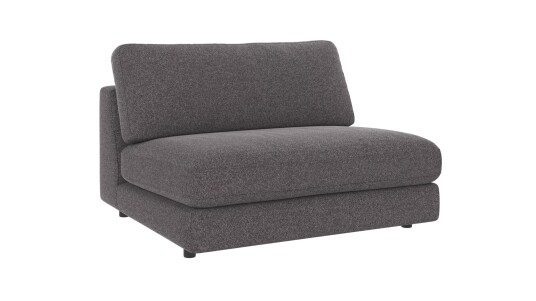 Rowico Home Duncan 1,5 seters modul Mørkegrå Brenda 18 112 x 103 x 78 cm Grå