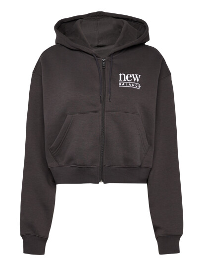 New Balance Reimagined Fleece Full Zip Grey L New Balance Reimagined Fleece Full Zip Grey L